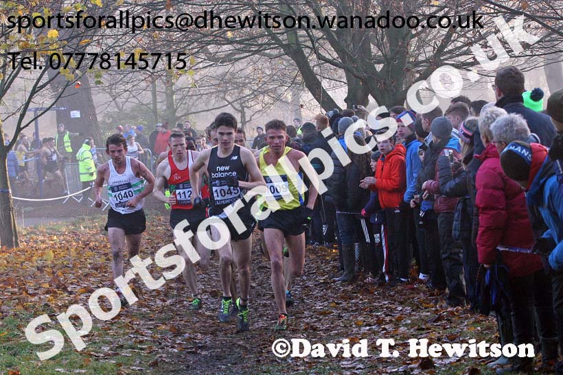 Senior and under-23 men, European Cross Country Trials, Sefton Park, Liverpool. Photo: David T. Hewitson/Sports for All Pics